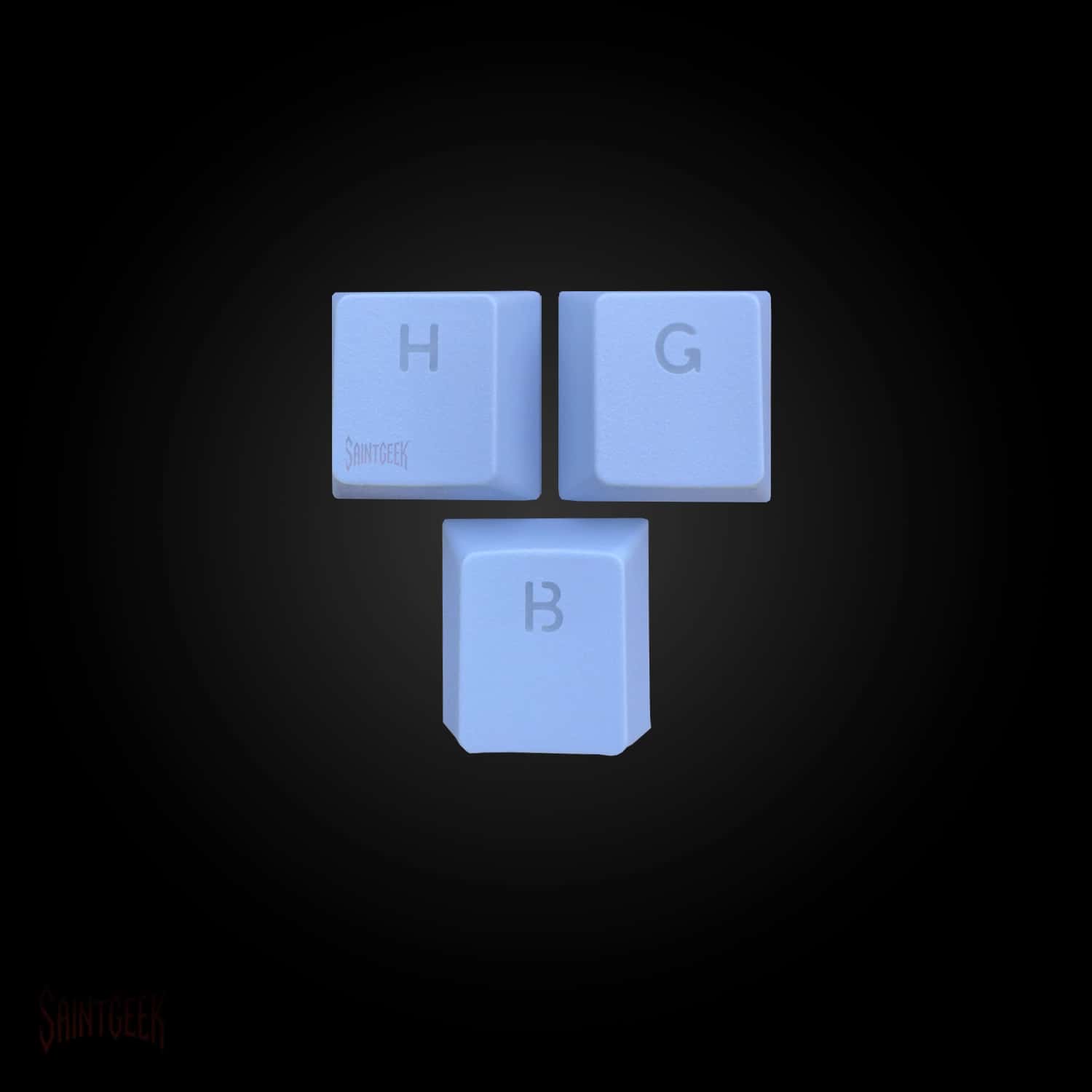 Teclado mecánico gamer AG61 Azul Claro RGB - Azul Switch