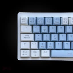 Teclado mecánico gamer AG61 Azul Claro RGB - Azul Switch