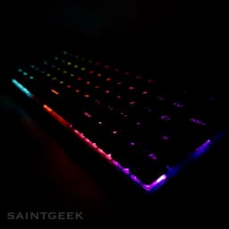 Teclado mecánico gamer TK61 Negro RGB - Red Switch