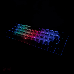Teclado mecánico gamer TK61 Blanco RGB - Red Switch