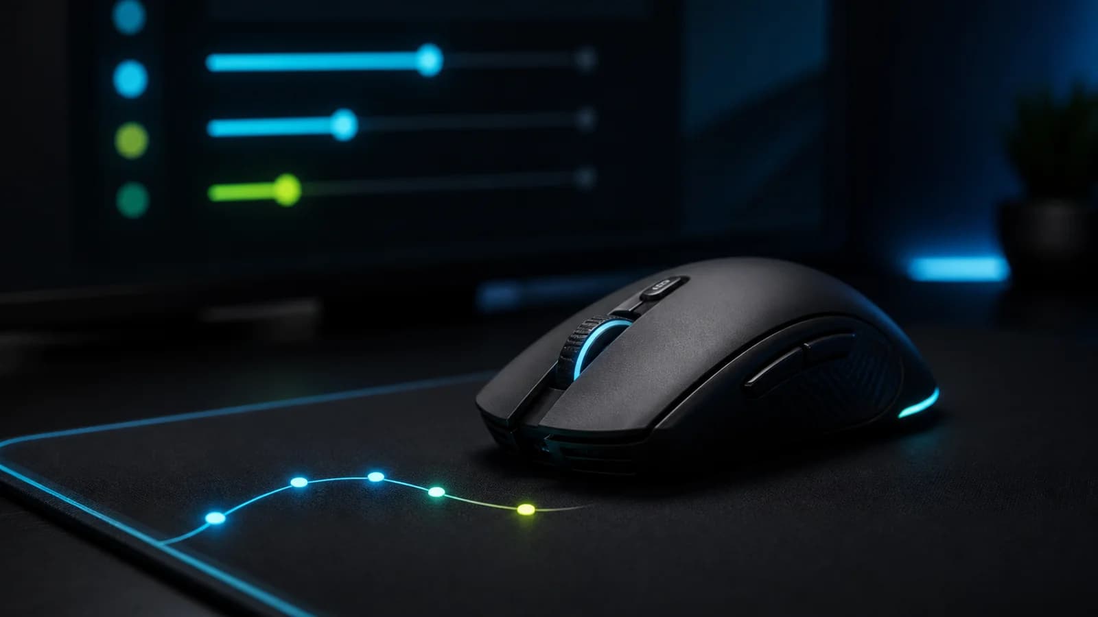 Mouse gamer frente a controles visuales de sensibilidad para configurar DPI stages