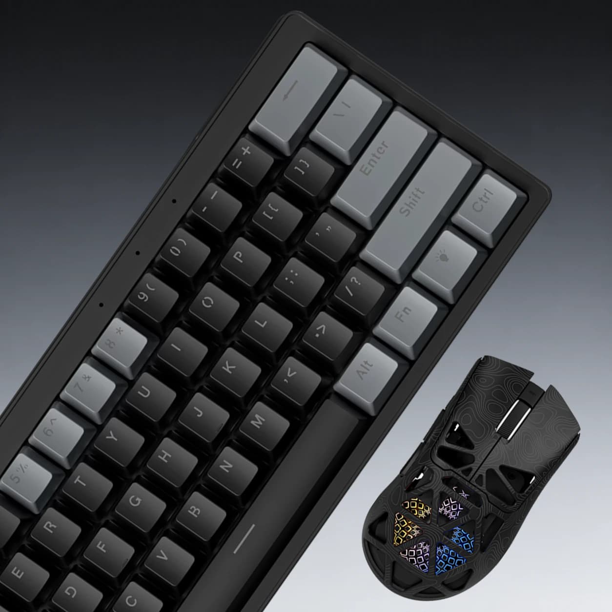 Combo de teclado y mouse Black Bone