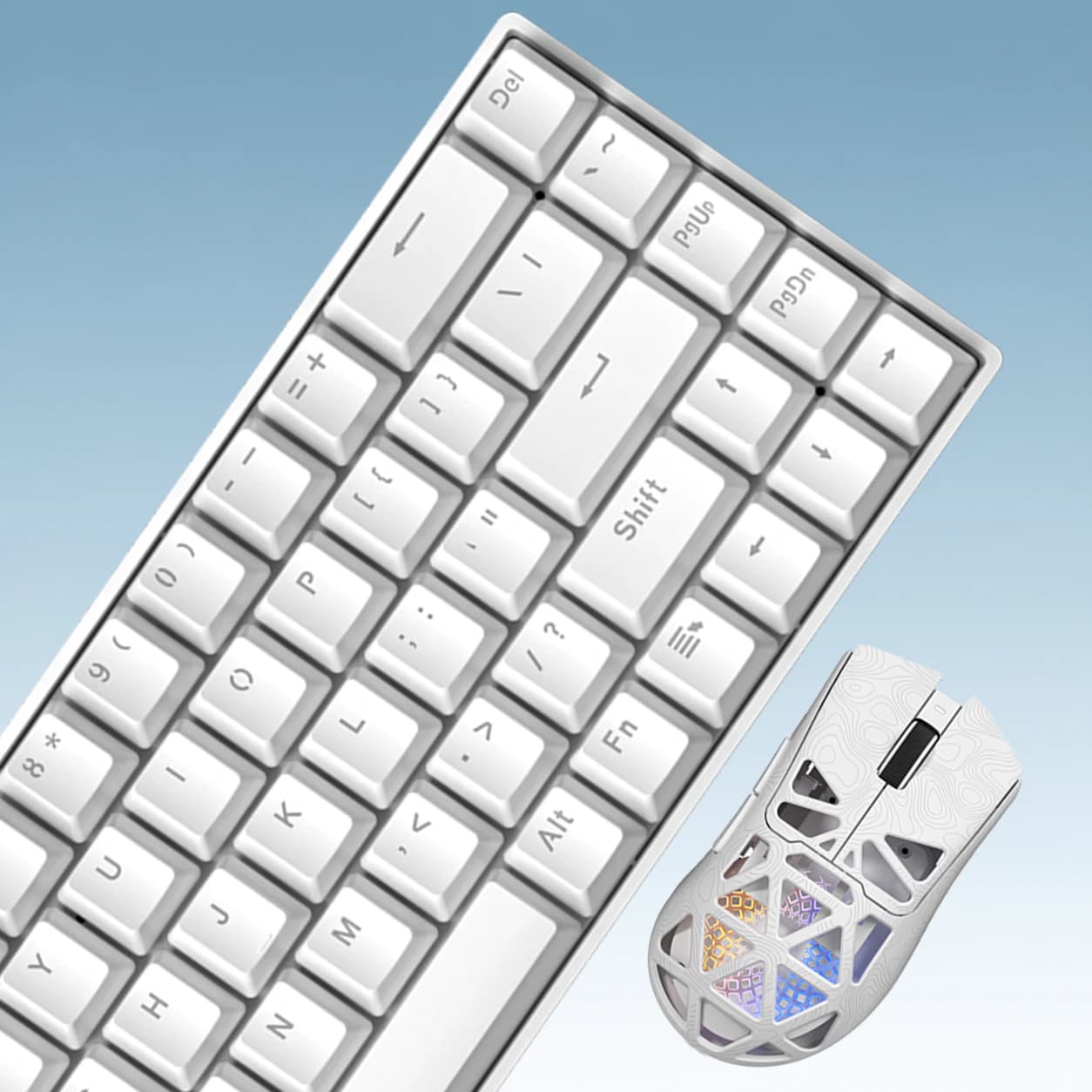 Combo de teclado y mouse White Cloud