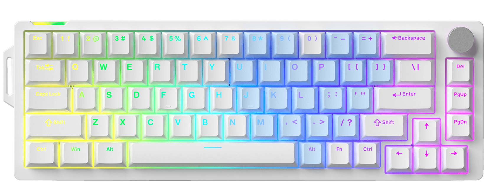 Teclado de Kit gamer teclado mecanico + mouse Bluetooth + 2.4 GHz V68 + F1