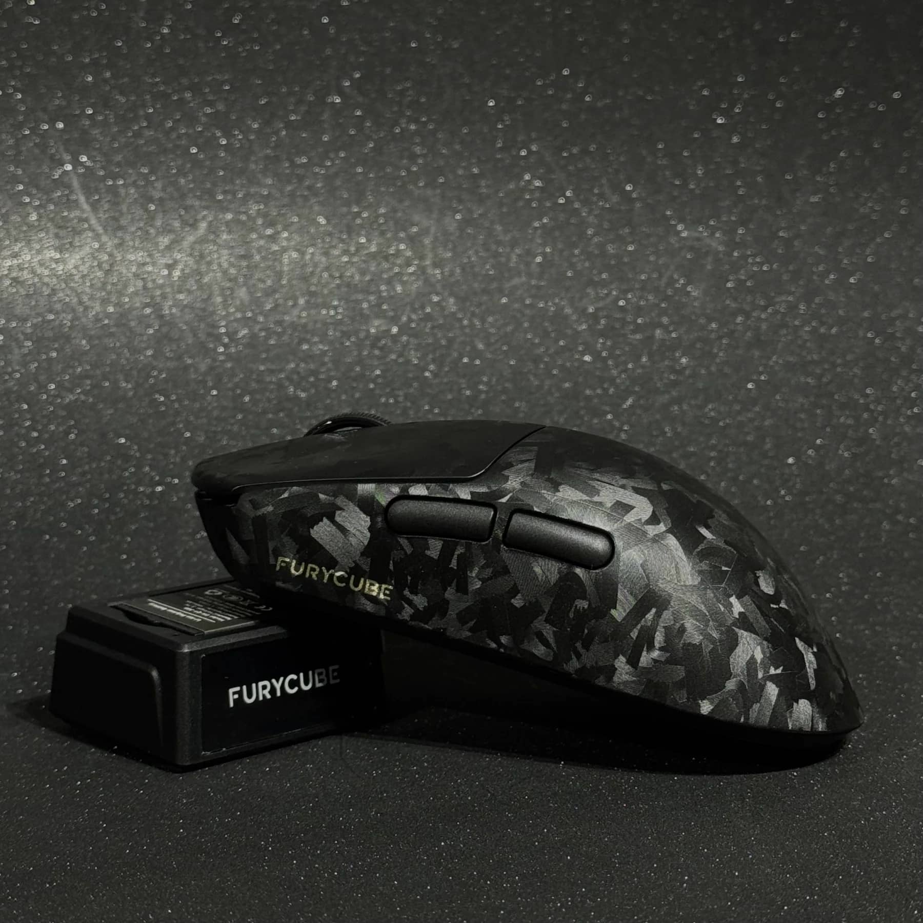 F1 Carbon Negro detalle lateral con receptor