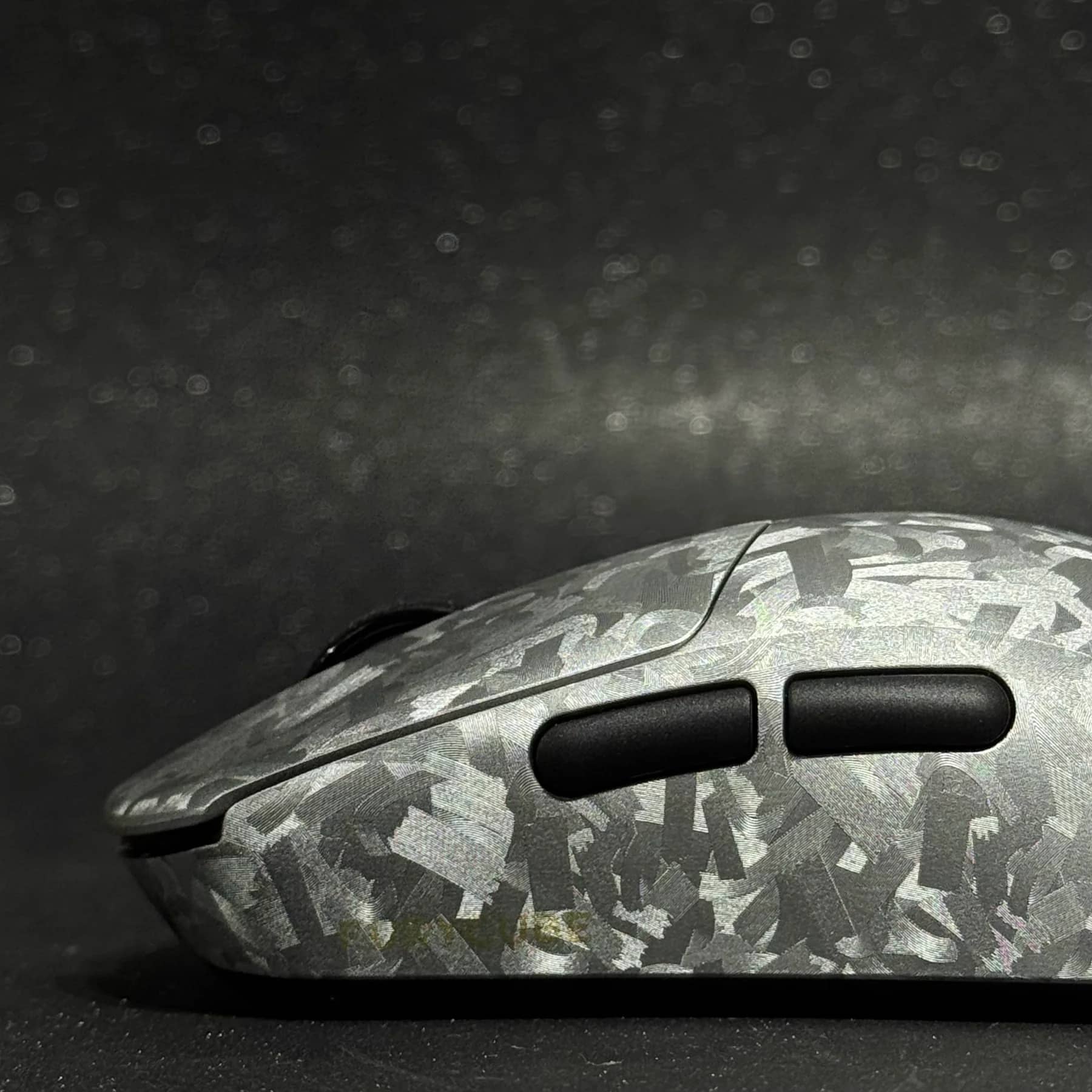 Mouse Gamer Inalámbrico Furycube F1 Phantom Plata 49g PAW3315 16000 DPI Tri-Mode RGB USB-C — detalle 1