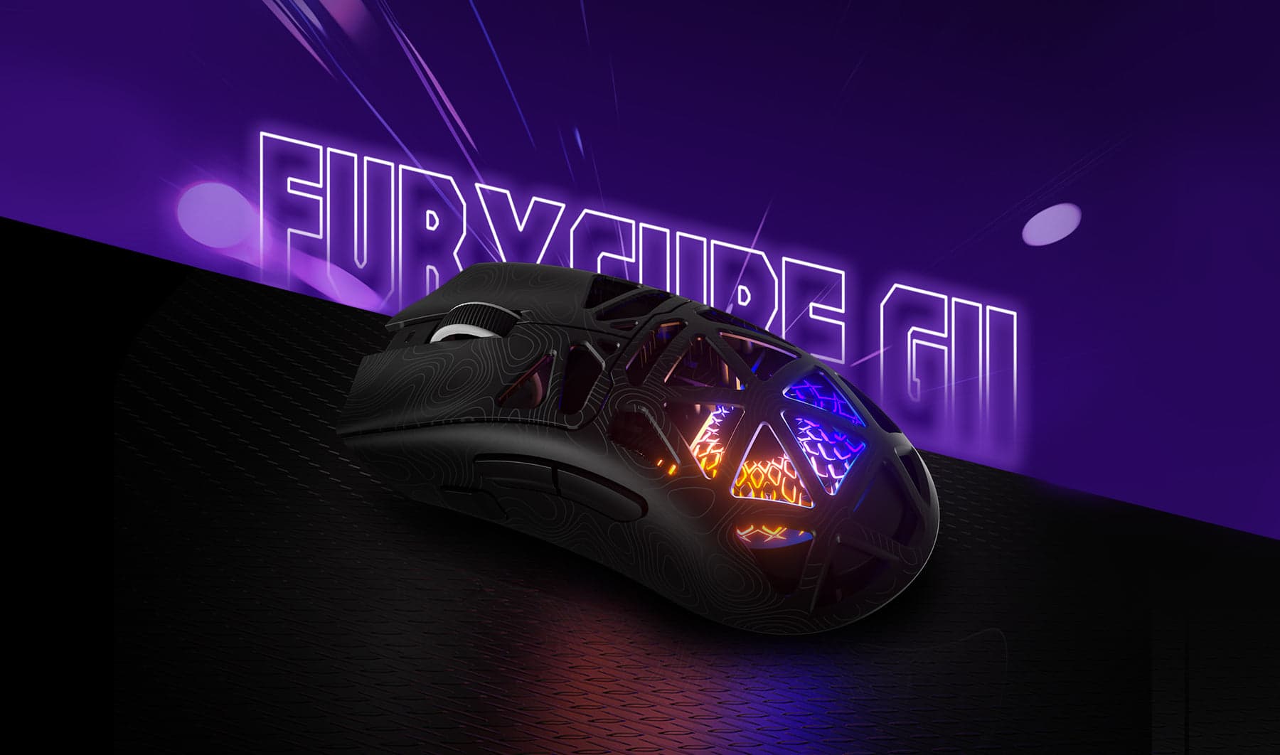 Furycube G11 negro con iluminación RGB