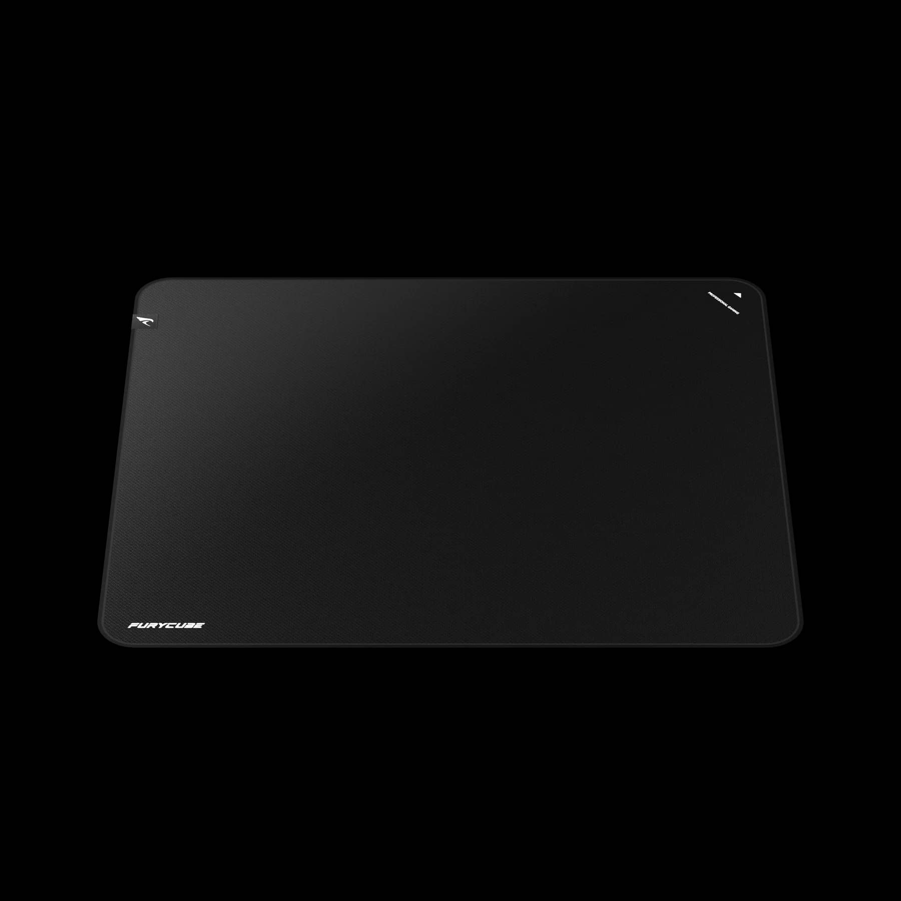 Mouse pad gamer Furycube Zora negro X-Soft visto de frente
