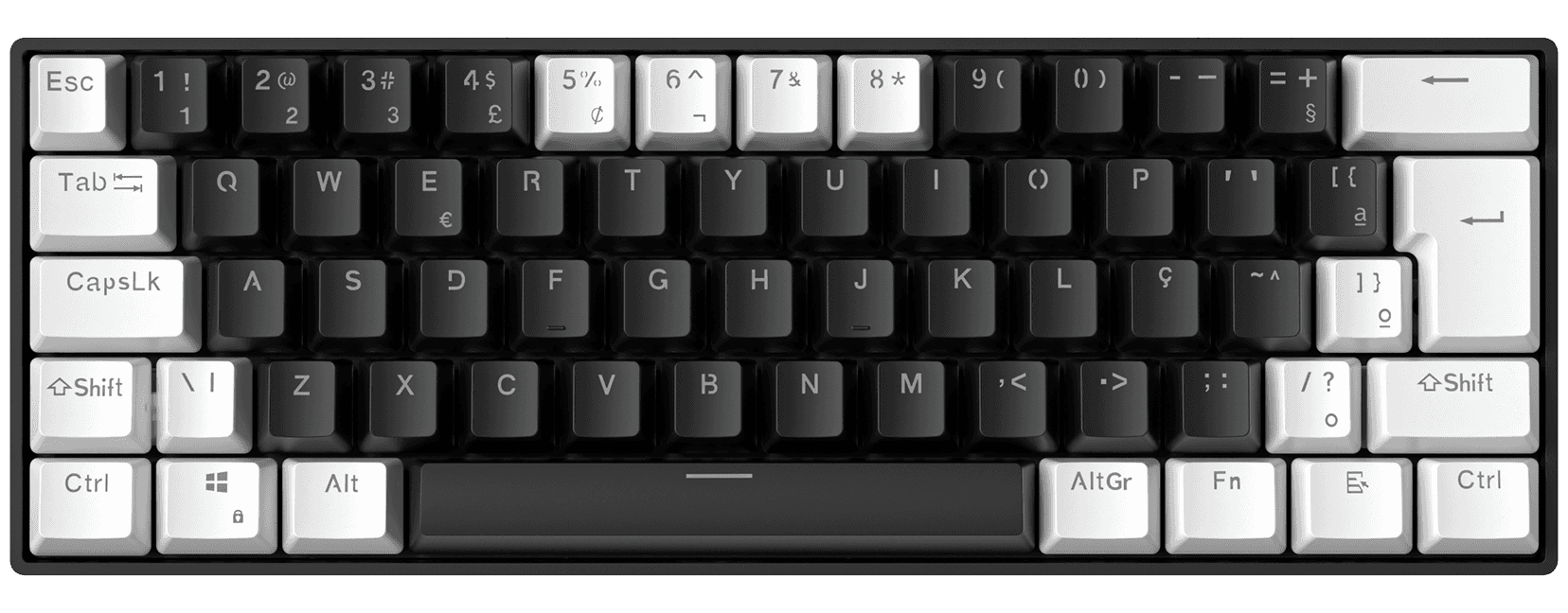 Teclado: Negro