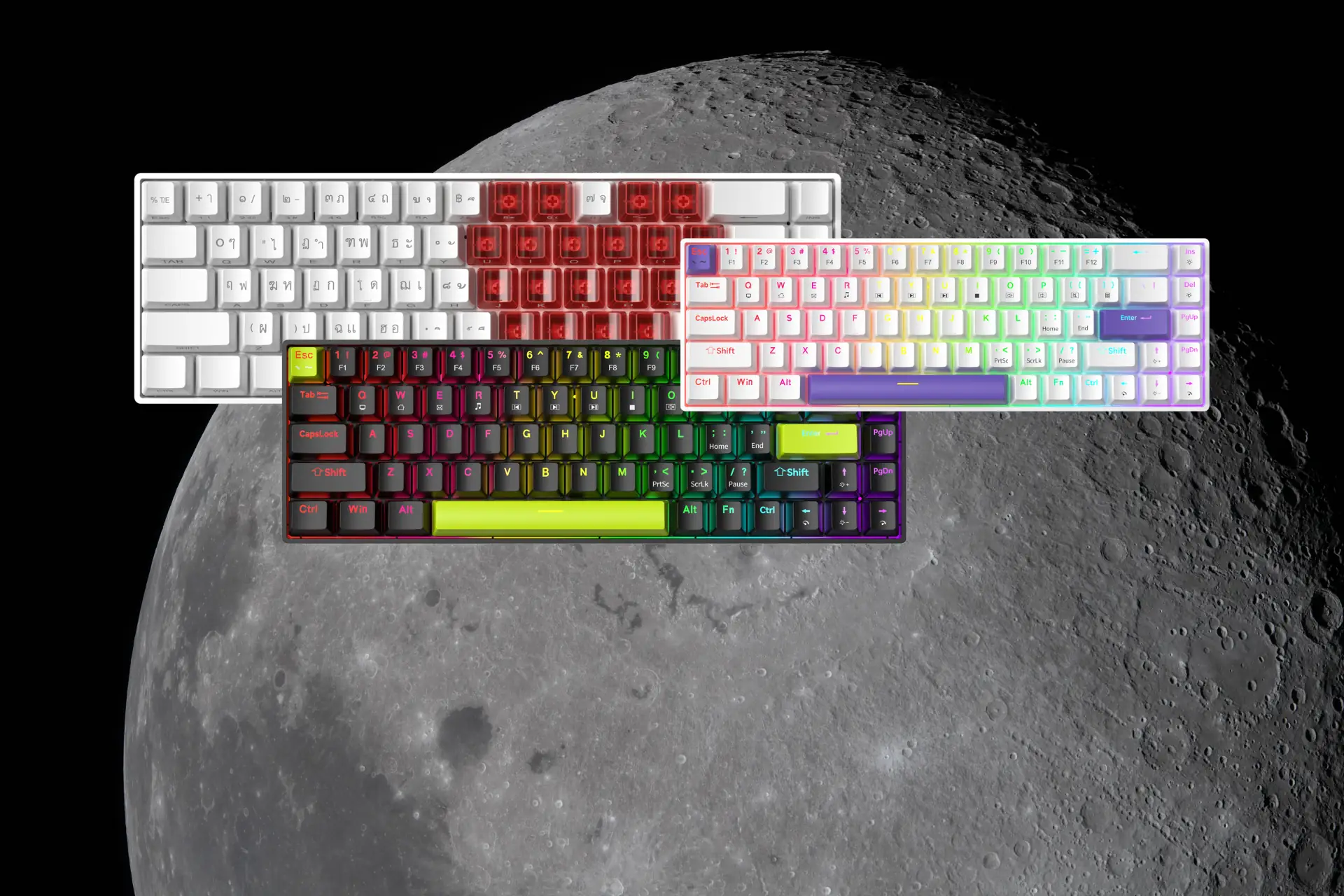 Teclados mecánicos RGB para tu setup